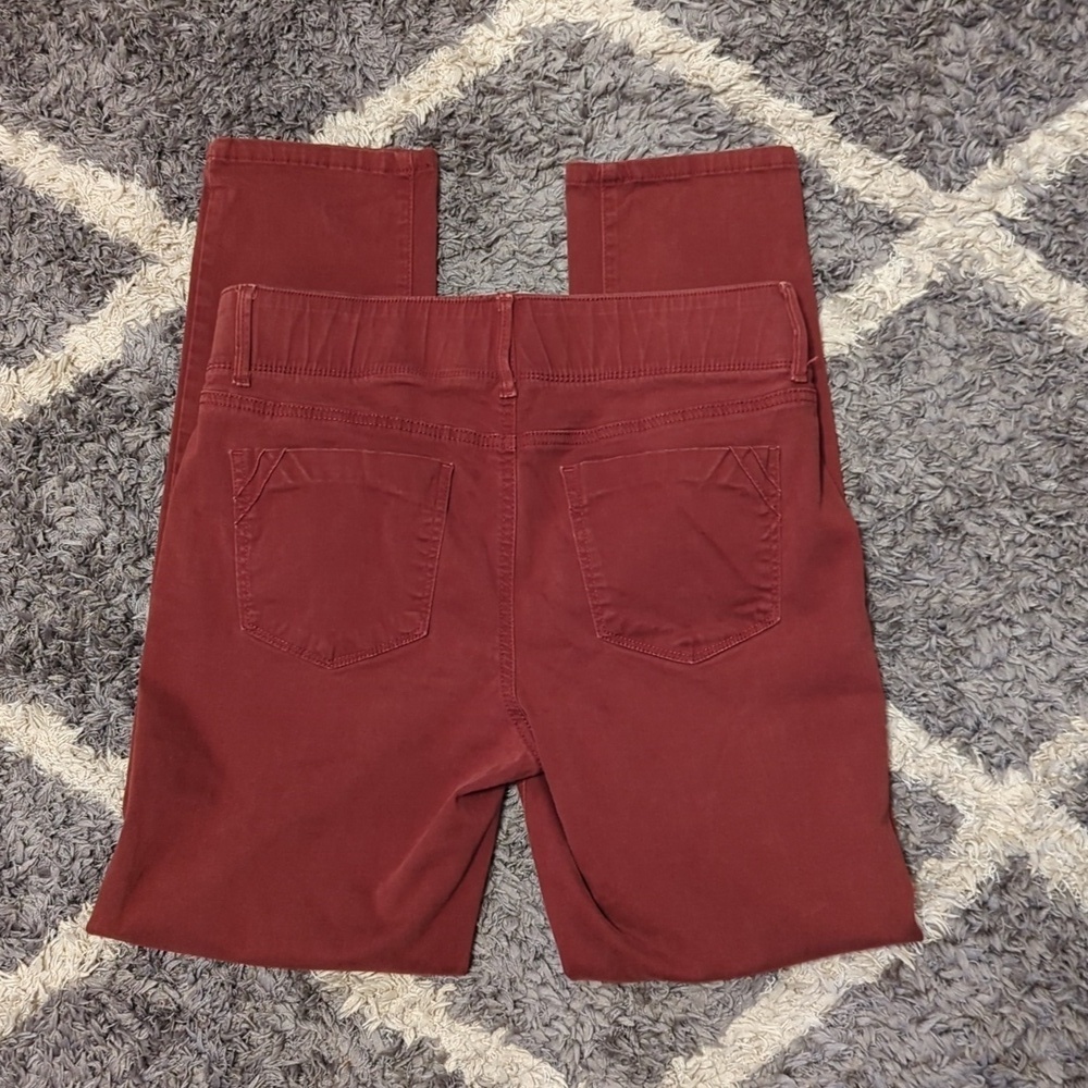 Apt. 9 Straight Leg Elastic Waist Pant Soft and Stretchy Rust colored Size 12 - Picture 5 of 8